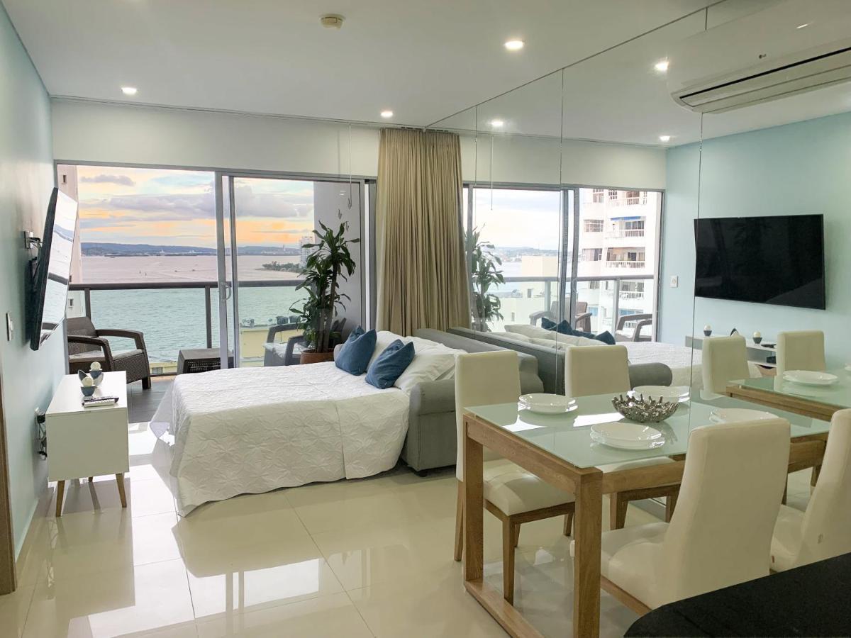 Oceanview Escape Pool, Jacuzzi & Gym In Bocagrande Apartment Cartagena ภายนอก รูปภาพ