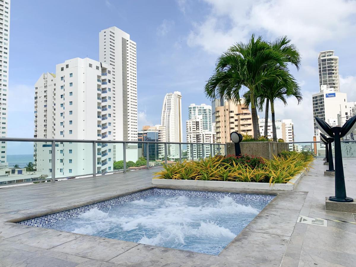 Oceanview Escape Pool, Jacuzzi & Gym In Bocagrande Apartment Cartagena ภายนอก รูปภาพ