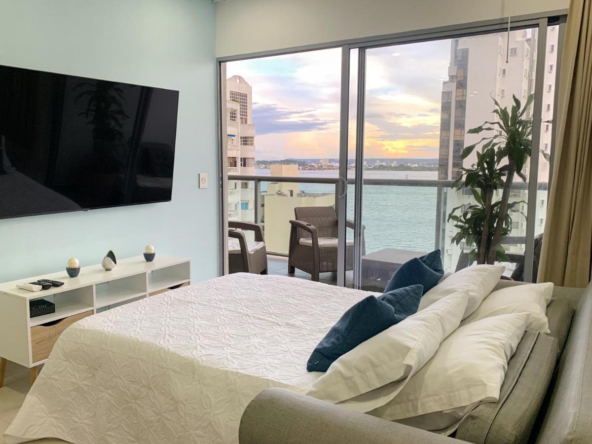 Oceanview Escape Pool, Jacuzzi & Gym In Bocagrande Apartment Cartagena ภายนอก รูปภาพ
