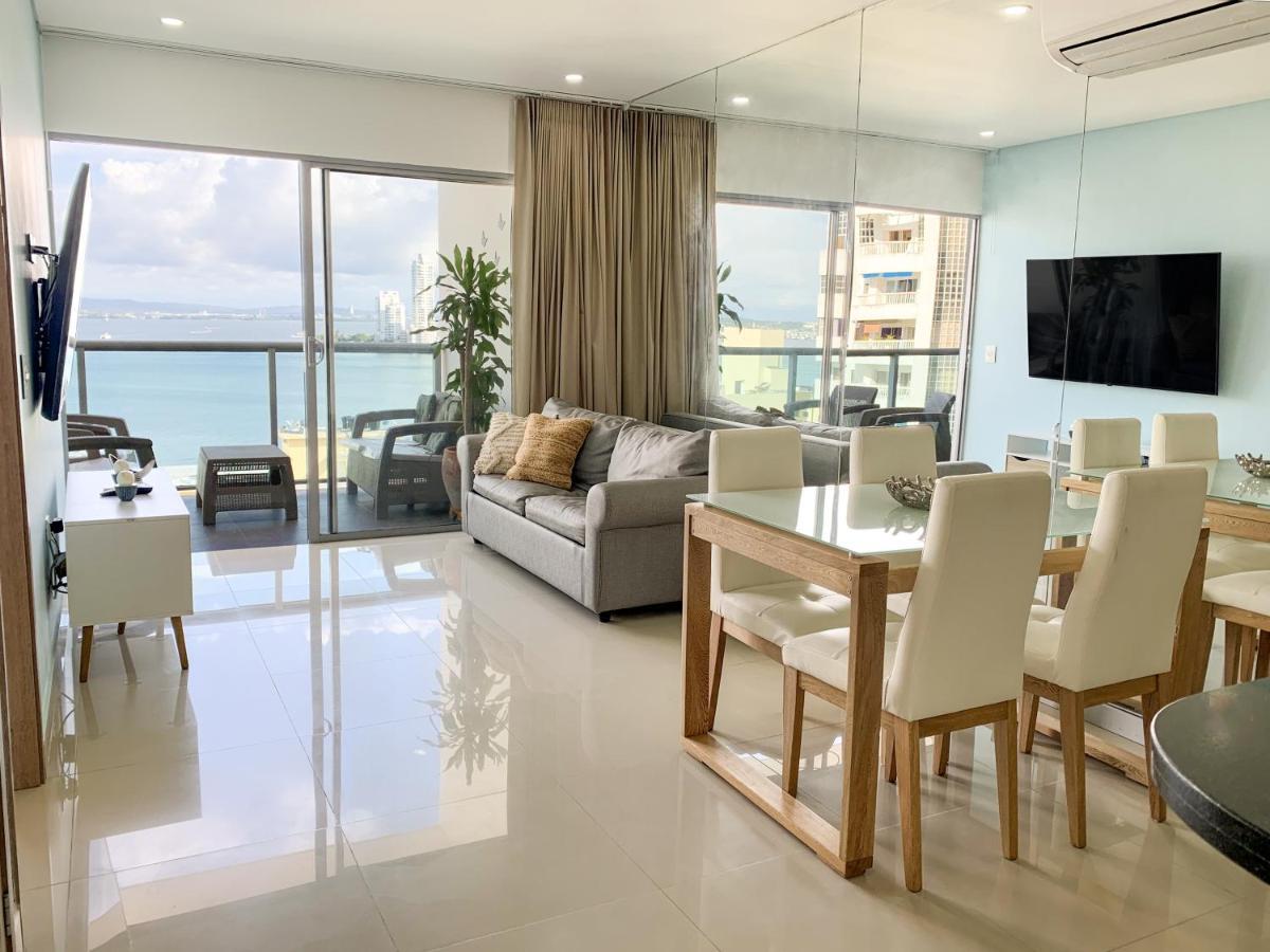 Oceanview Escape Pool, Jacuzzi & Gym In Bocagrande Apartment Cartagena ภายนอก รูปภาพ