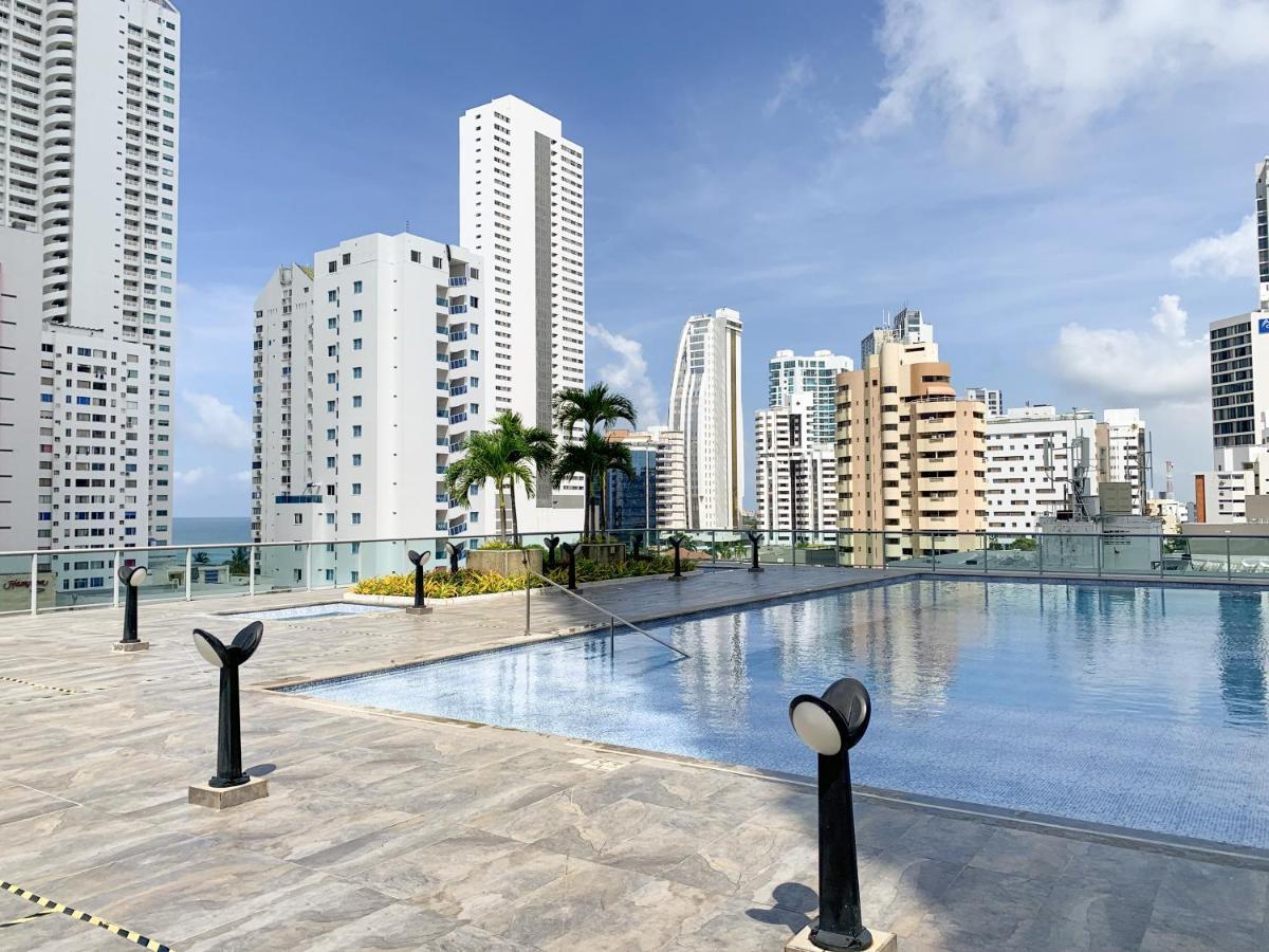 Oceanview Escape Pool, Jacuzzi & Gym In Bocagrande Apartment Cartagena ภายนอก รูปภาพ