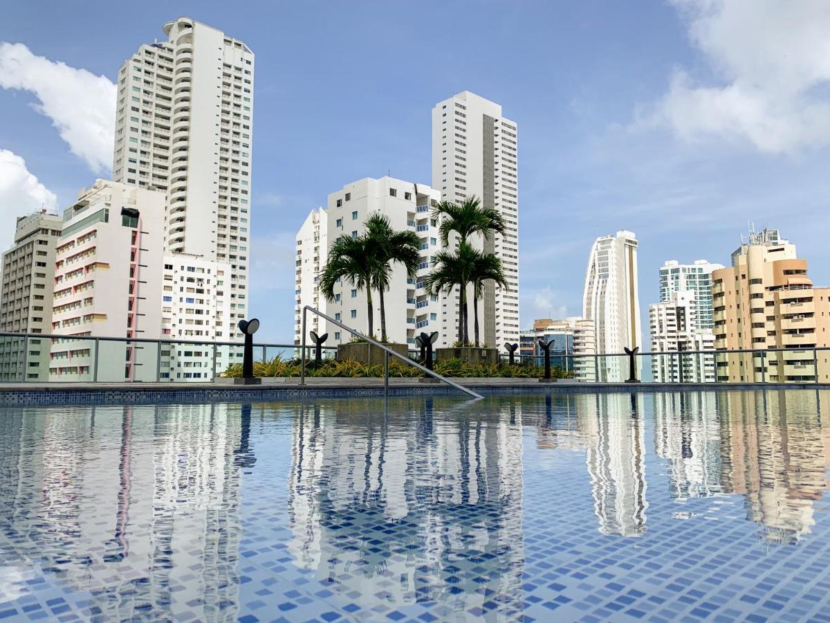 Oceanview Escape Pool, Jacuzzi & Gym In Bocagrande Apartment Cartagena ภายนอก รูปภาพ